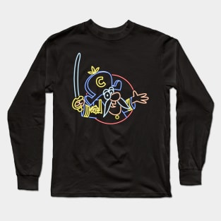 Capn Crunch neon style Long Sleeve T-Shirt